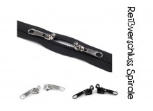 Reißverschluss endlos mit Spirale plus Schieber